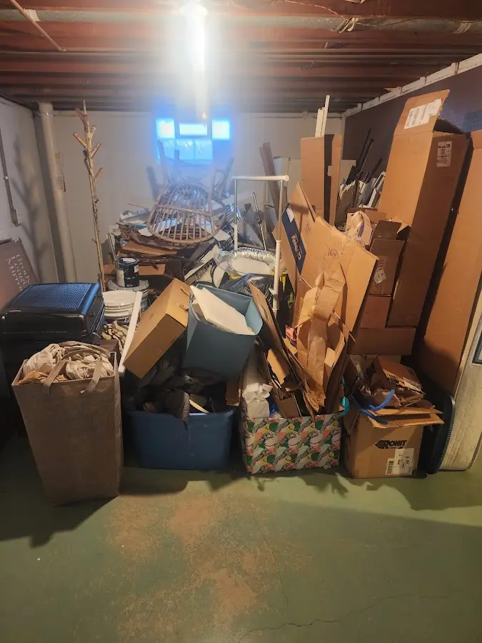 Roll-off dumpster container at job site for Construction Dumpster Rental in Tredyffrin